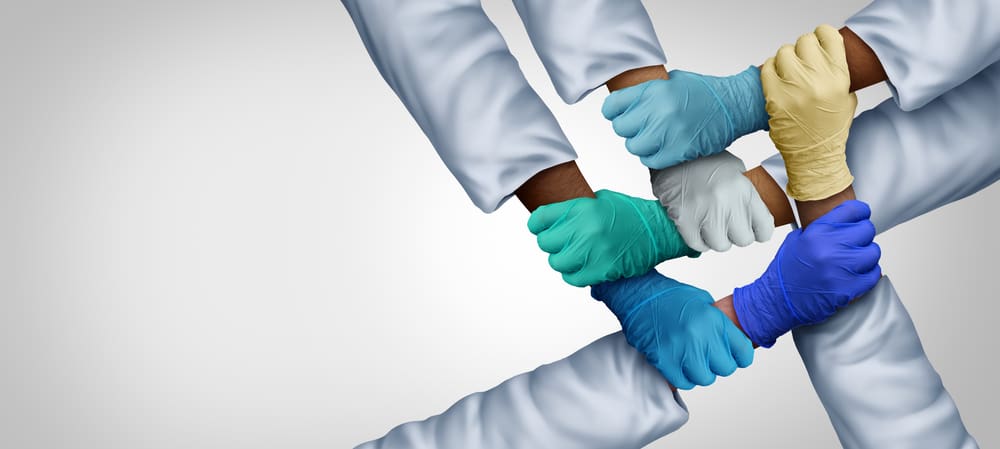Doctors,Working,Together,And,Medical,Teamwork,And,Health,Workers,Unity